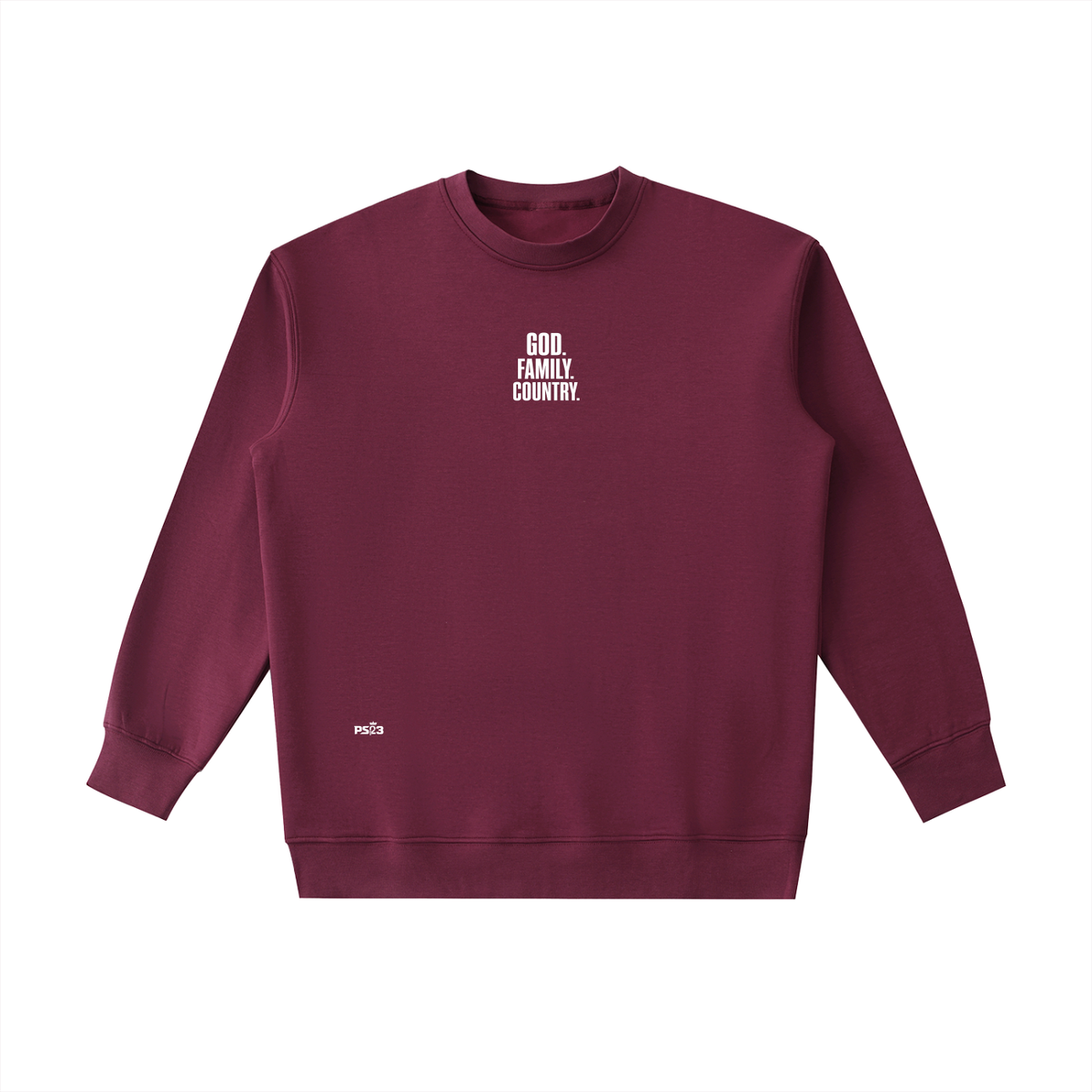 PS23 God Family Country Essential Heavyweight Crewneck Sweatshirt