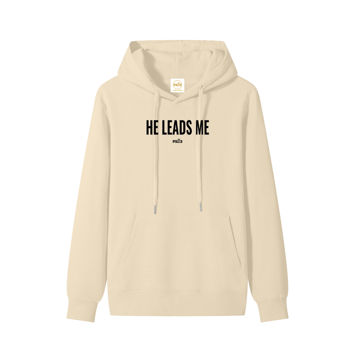 PS23 He leads me Women's Cotton Hoodie