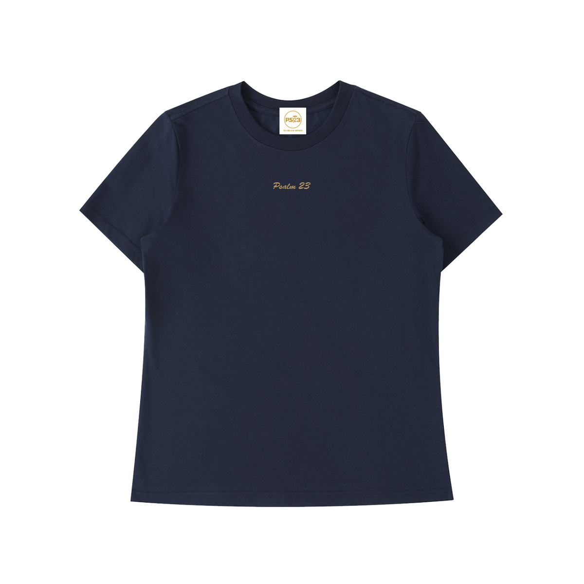 PS23 Embroidery Psalm 23 Women’s Standard Shoulder T-Shirt