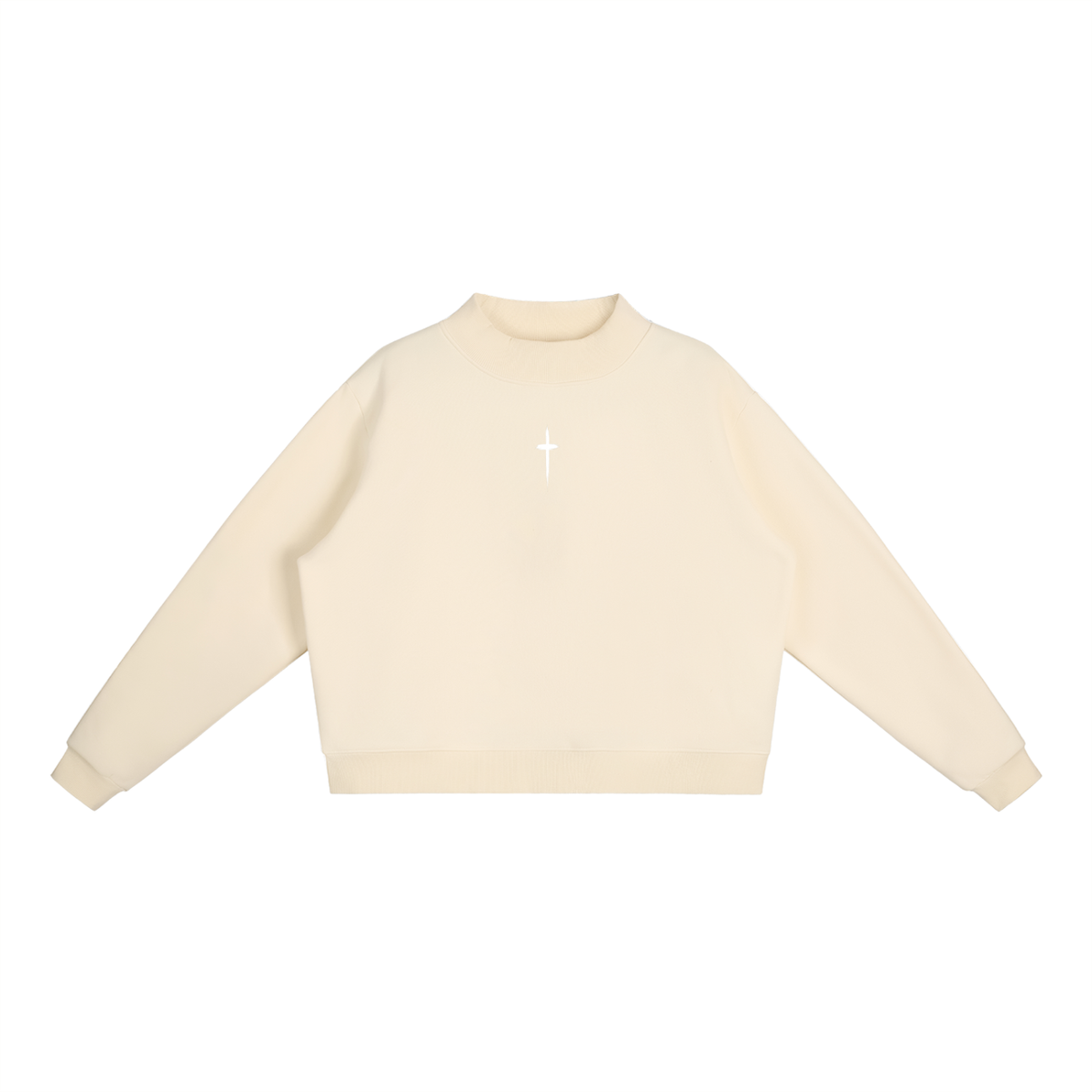 PS23 The Cross Women’s Fleece Mock-Neck Crew Sweatshirt