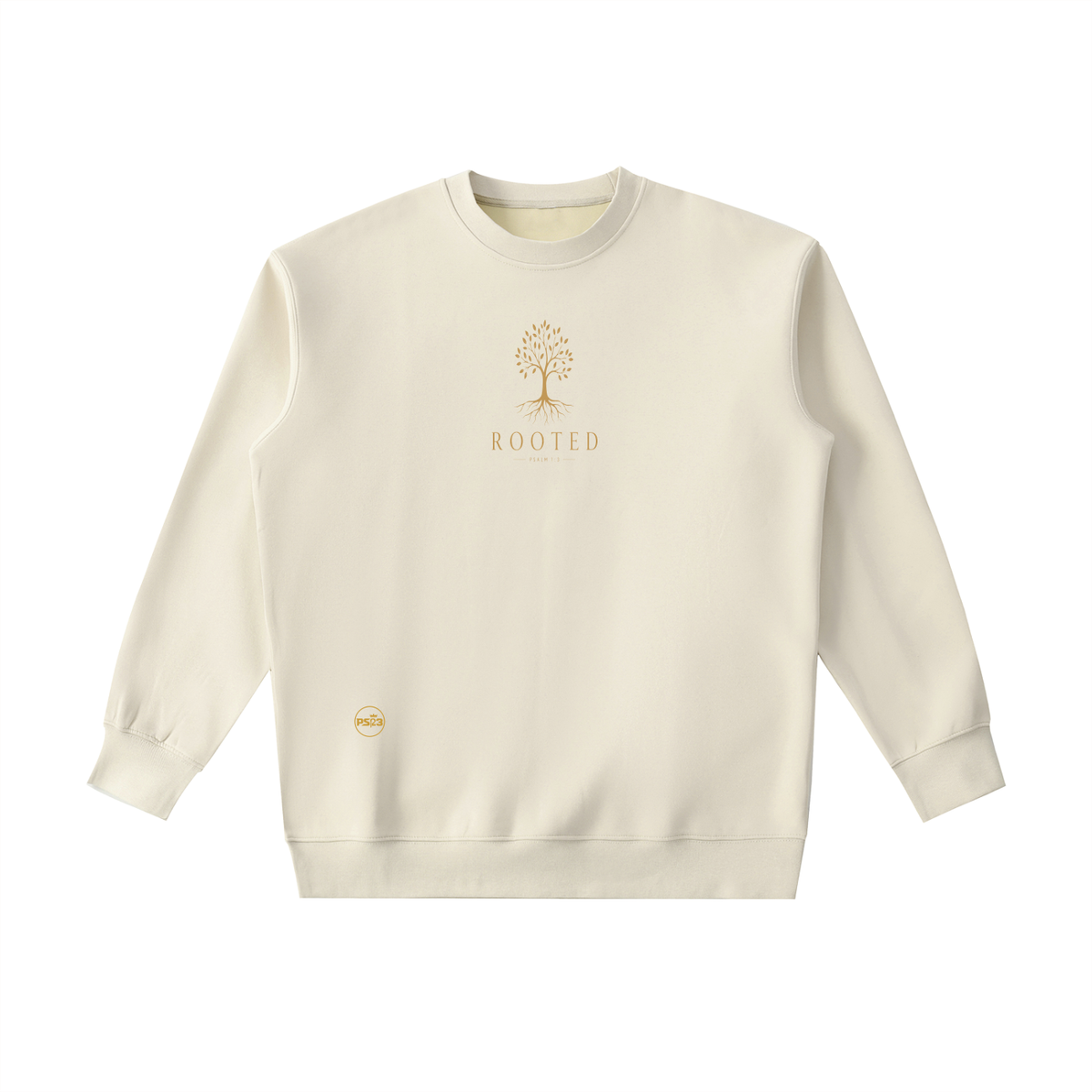 PS23 Rooted Psalm 1:3 Essential Heavyweight Crewneck Sweatshirt