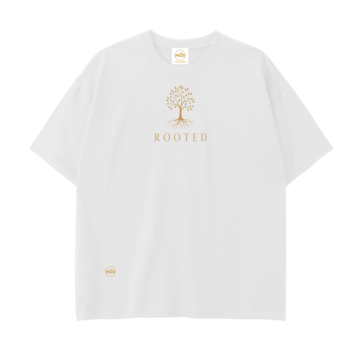 PS23 Rooted Drop Shoulder Cotton T-Shirt
