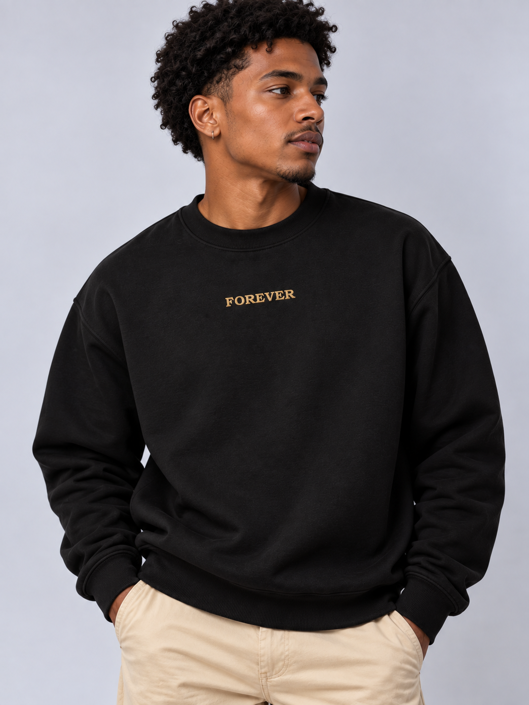 PS23 Embroidery Forever Essential Heavyweight Crewneck Sweatshirt