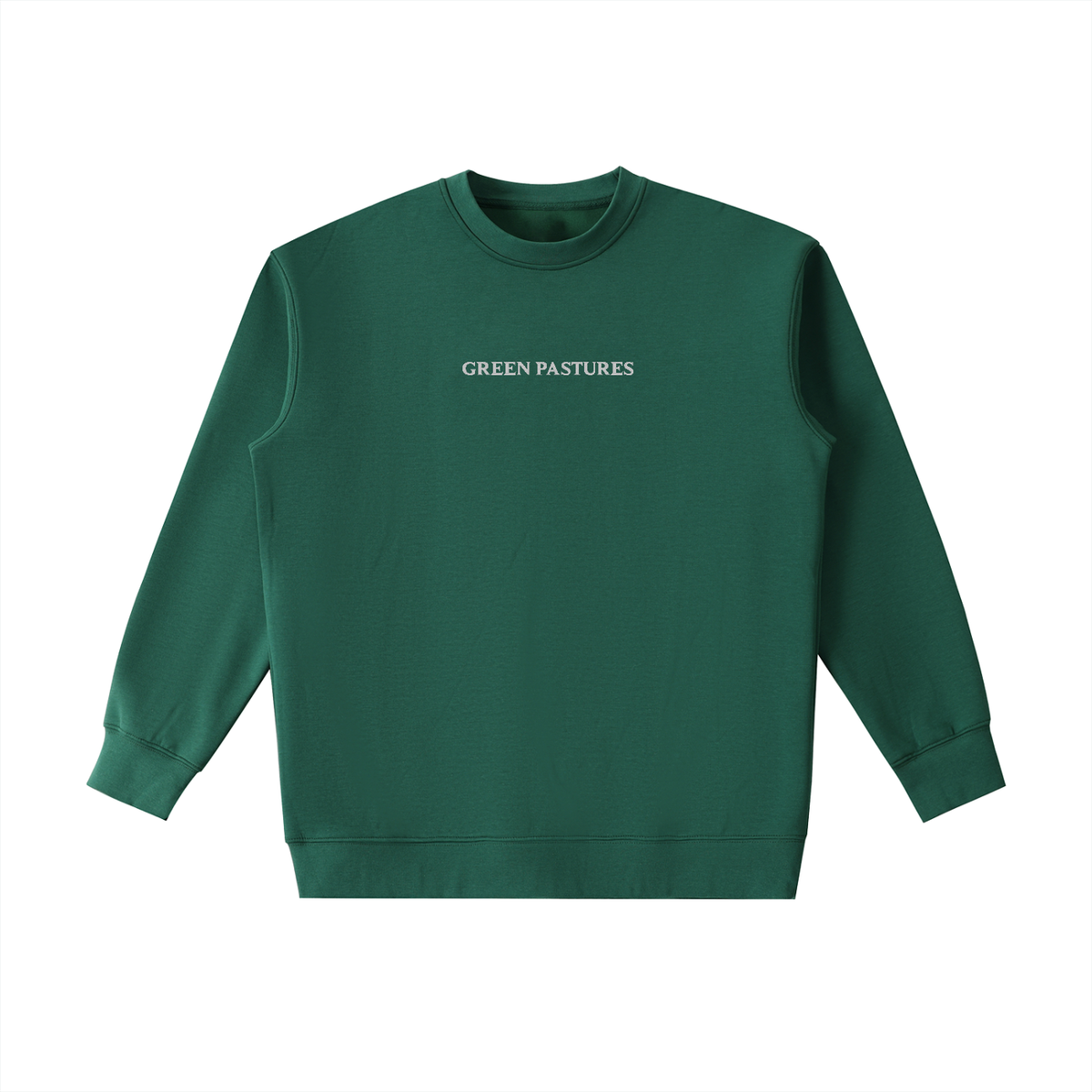 PS23 Embroidery Green Pastures Essential Heavyweight Crewneck Sweatshirt