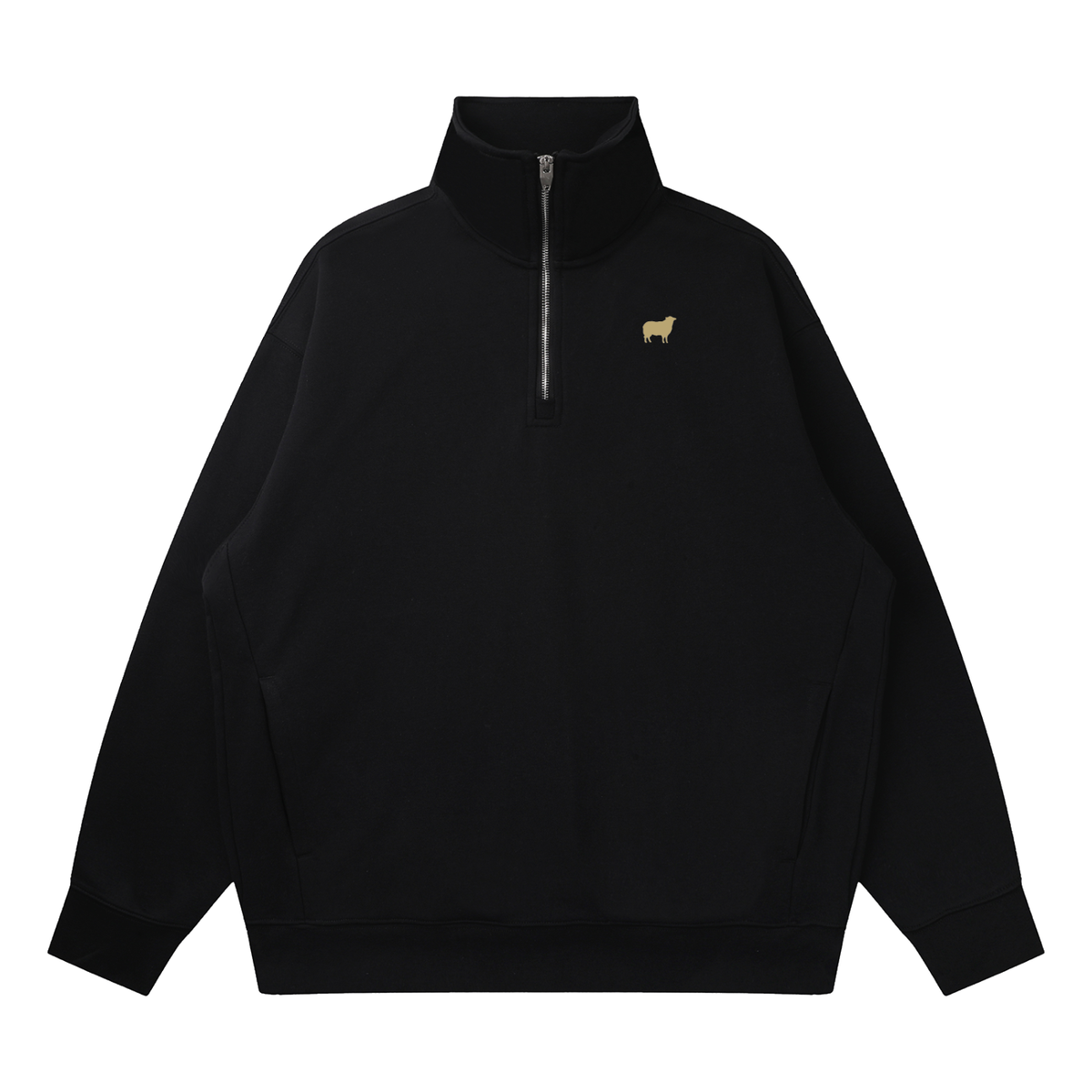 PS23 Sheep Quarter-Zip Drop Shoulder Sweatshirt