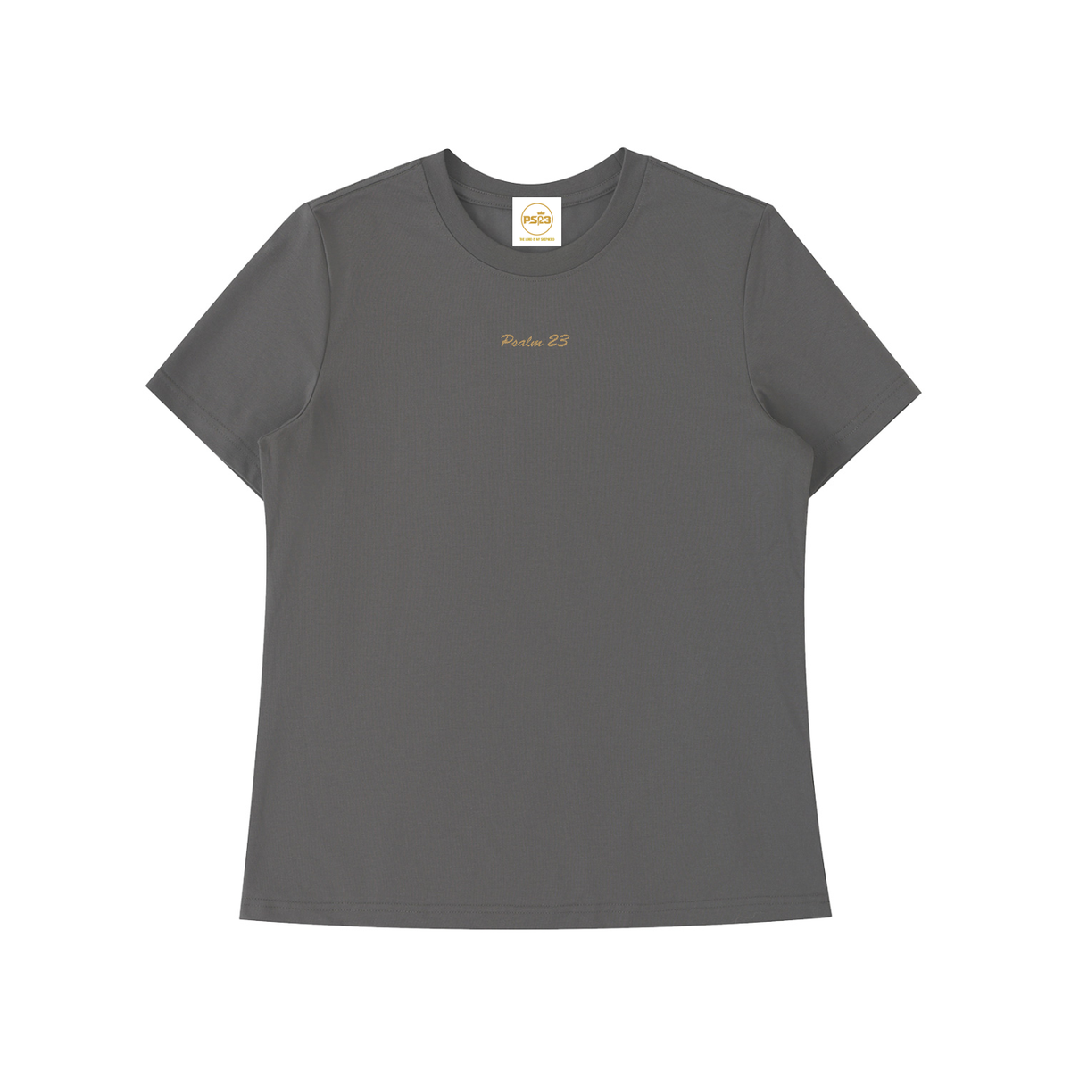 PS23 Embroidery Psalm 23 Women’s Standard Shoulder T-Shirt