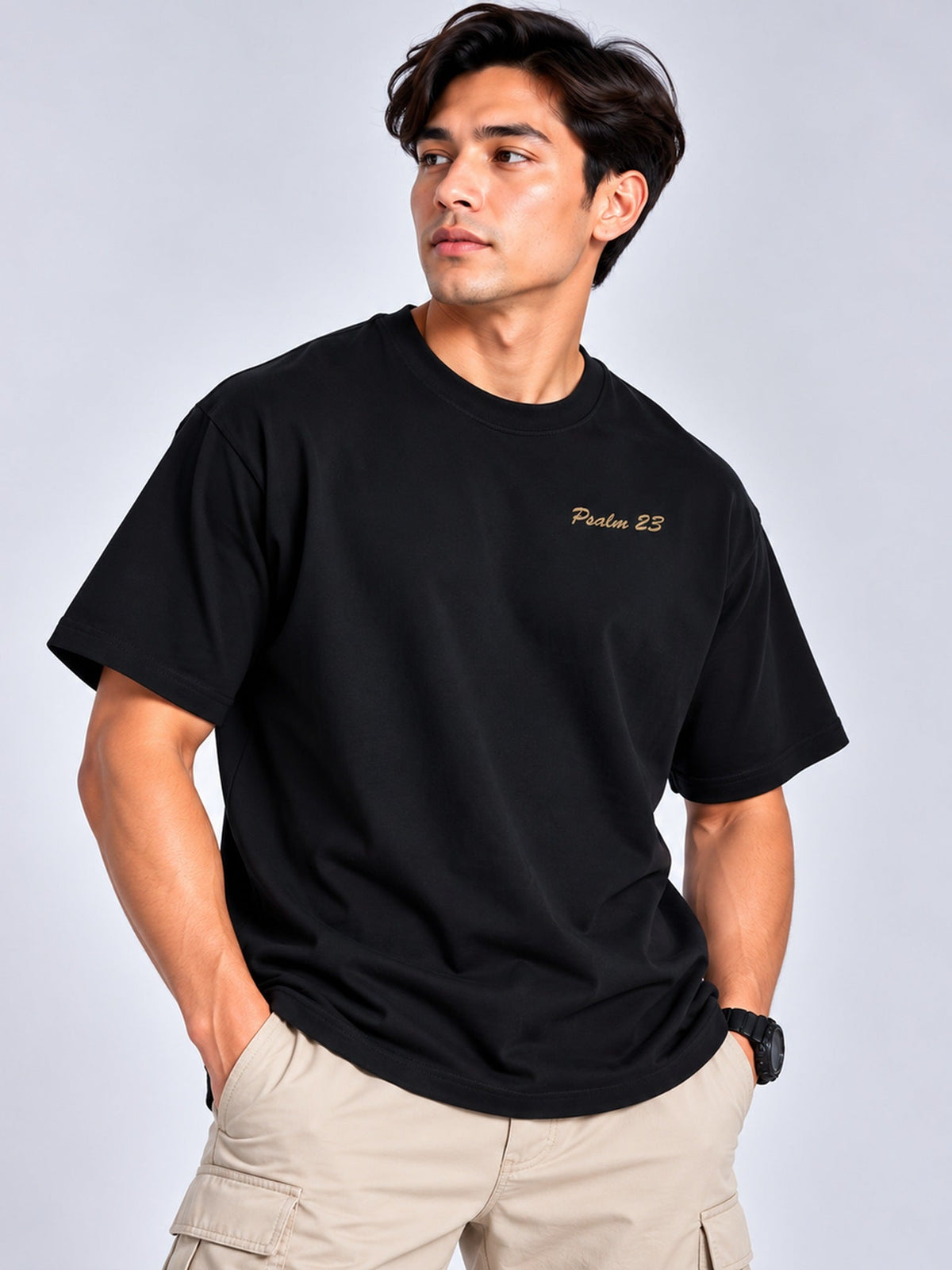 PS23 Embroidery Psalm 23 Sorona Quick-Dry Cooling T-Shirt