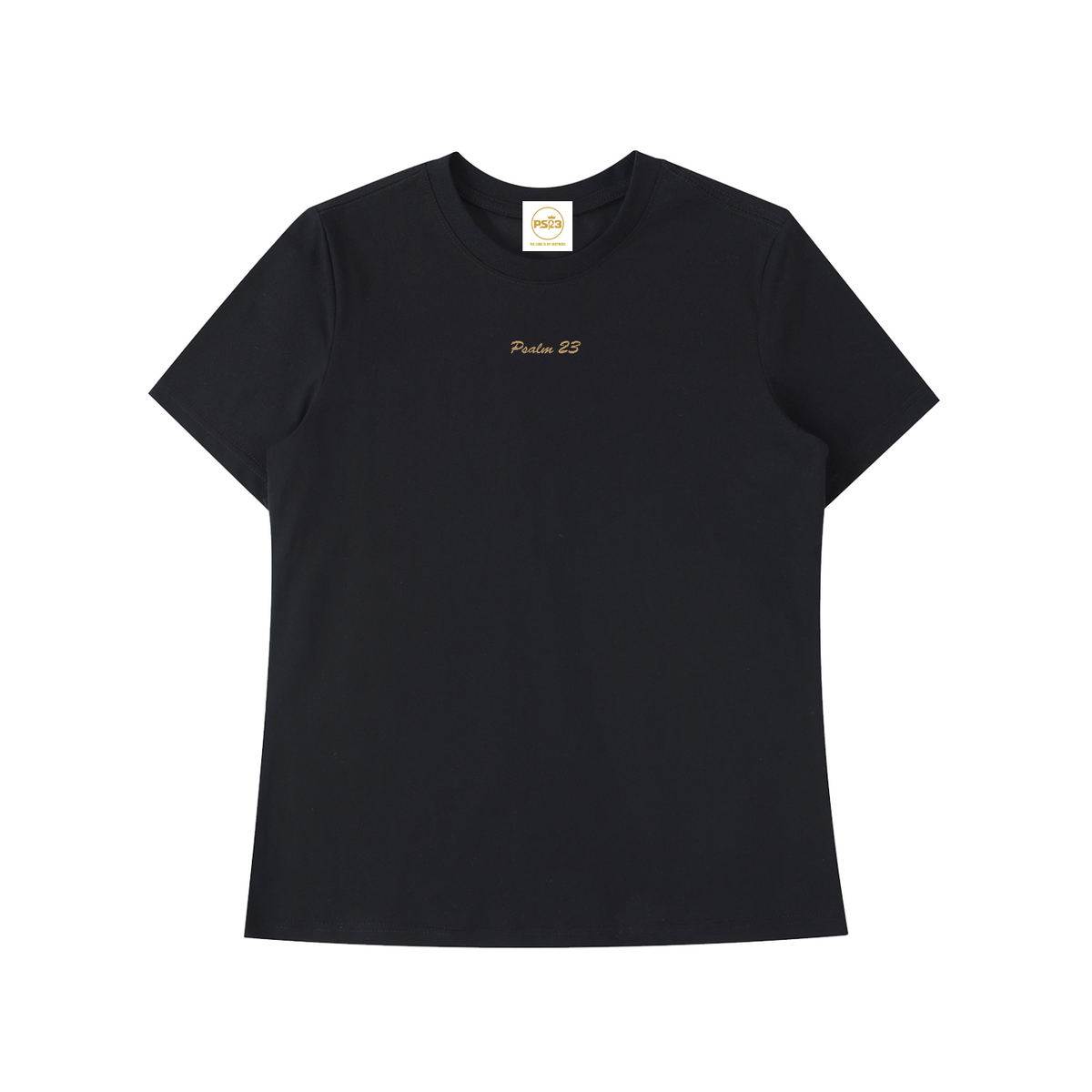 PS23 Embroidery Psalm 23 Women’s Standard Shoulder T-Shirt