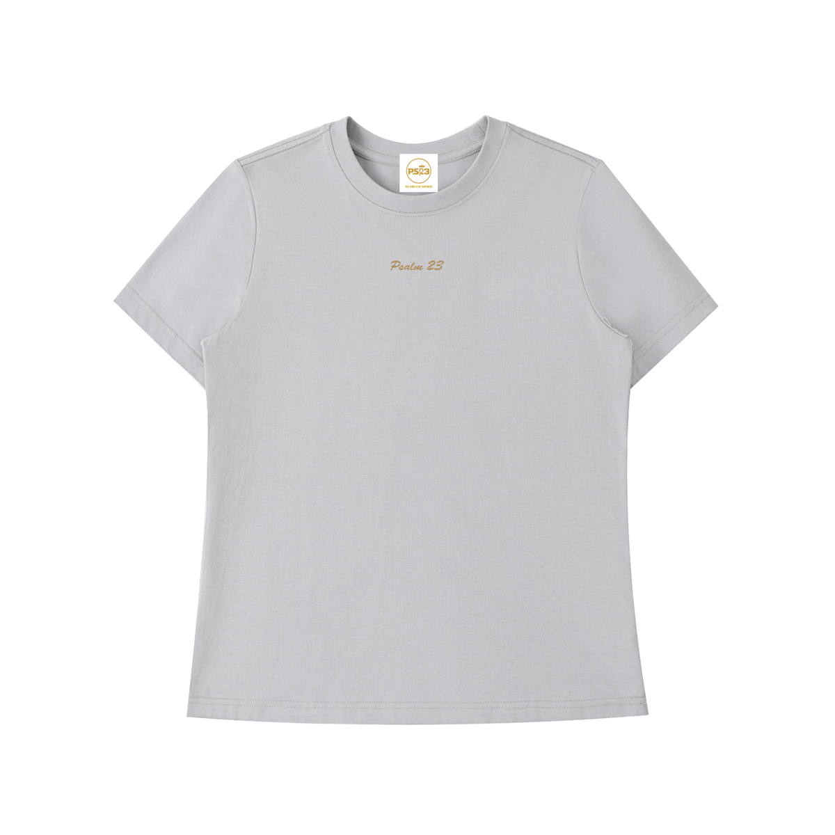 PS23 Embroidery Psalm 23 Women’s Standard Shoulder T-Shirt