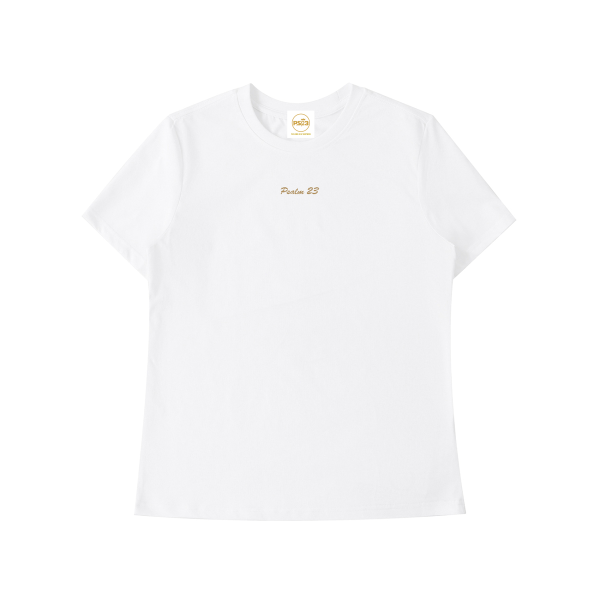 PS23 Embroidery Psalm 23 Women’s Standard Shoulder T-Shirt