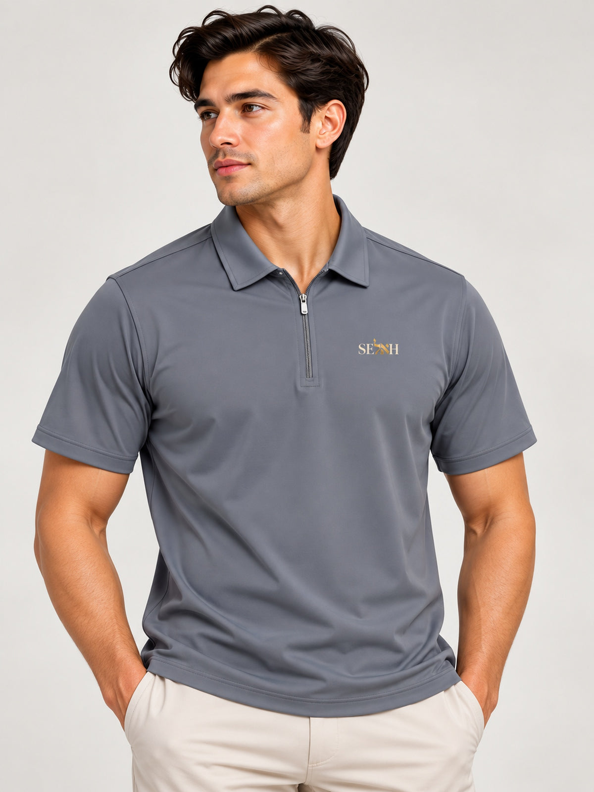PS23 Bilingual Concept Selah Men's Performance Polo Shirt