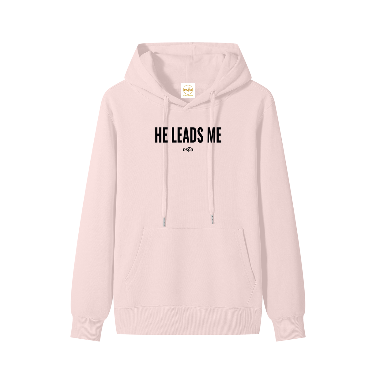 PS23 He leads me Women's Cotton Hoodie