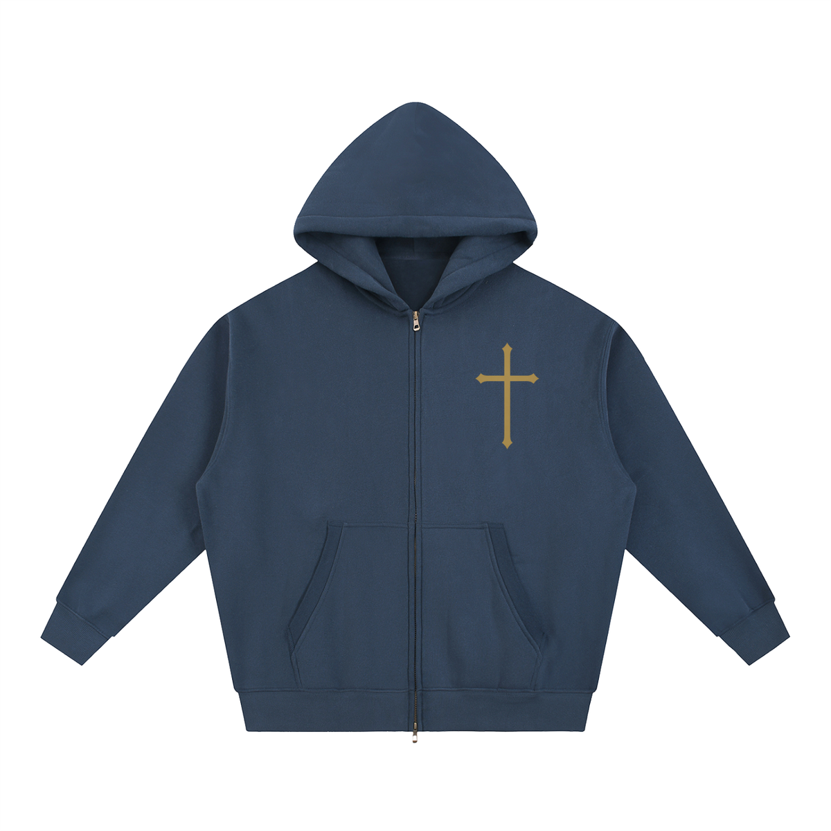 PS23 The Cross Oversized Fleece Boxy Hoodie