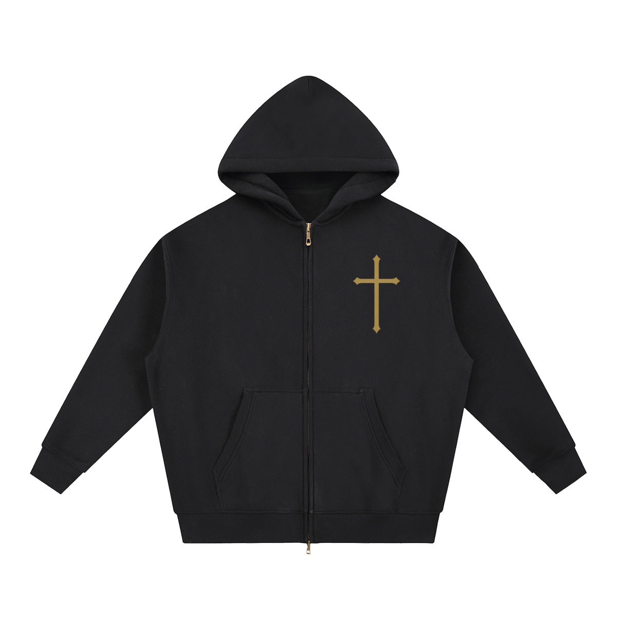 PS23 The Cross Oversized Fleece Boxy Hoodie