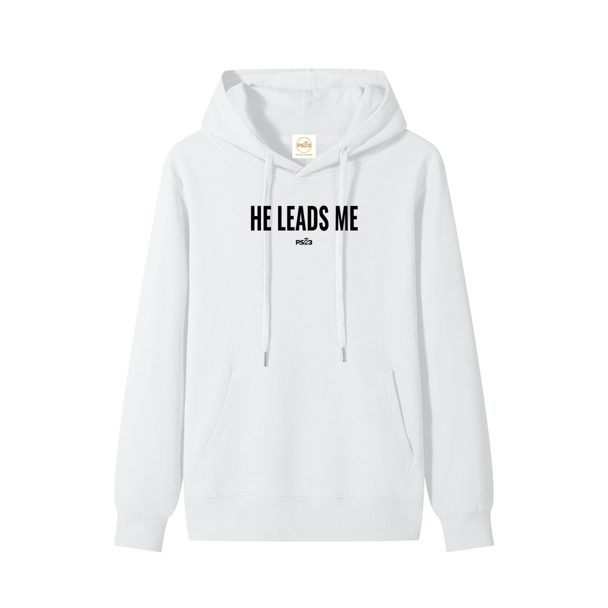 PS23 He leads me Women's Cotton Hoodie