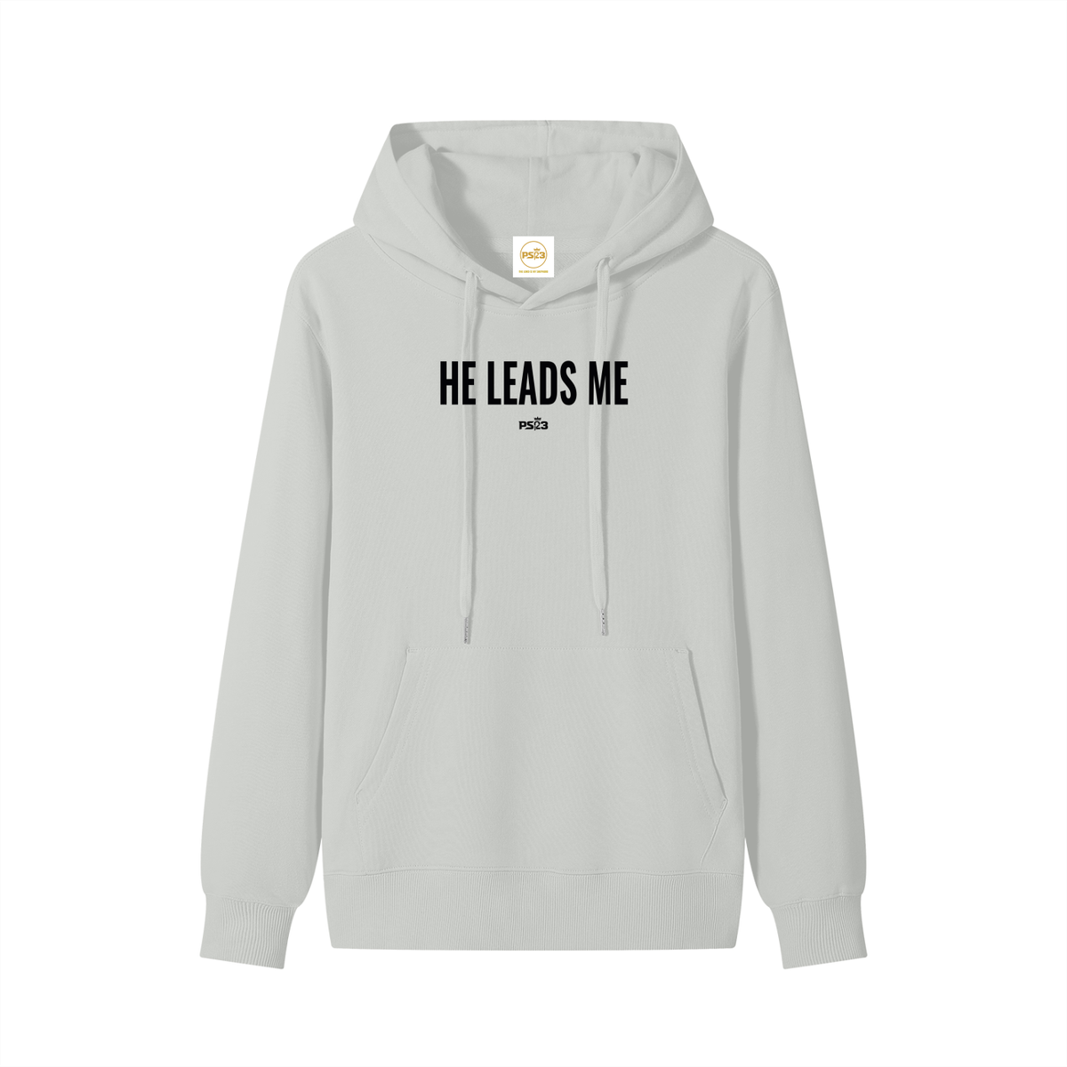 PS23 He leads me Women's Cotton Hoodie