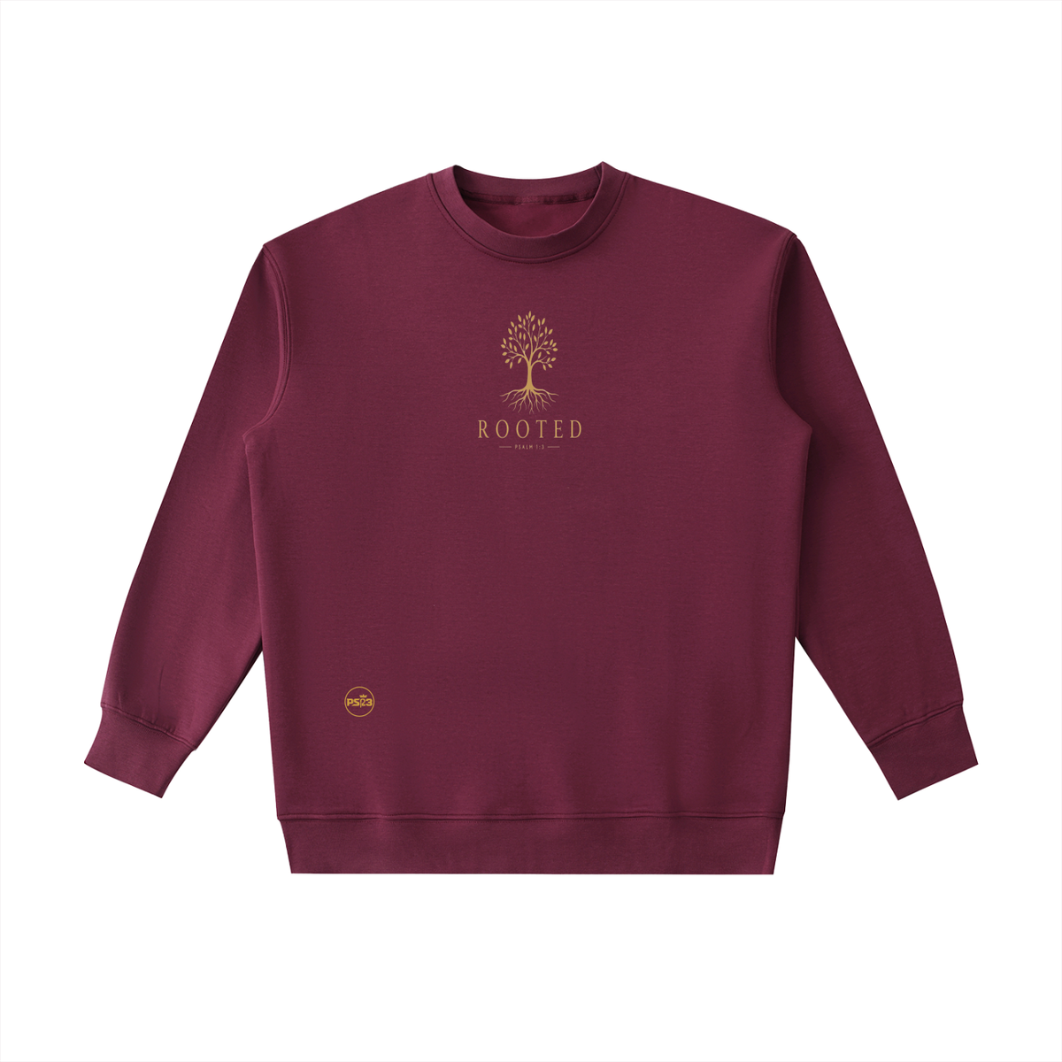 PS23 Rooted Psalm 1:3 Essential Heavyweight Crewneck Sweatshirt