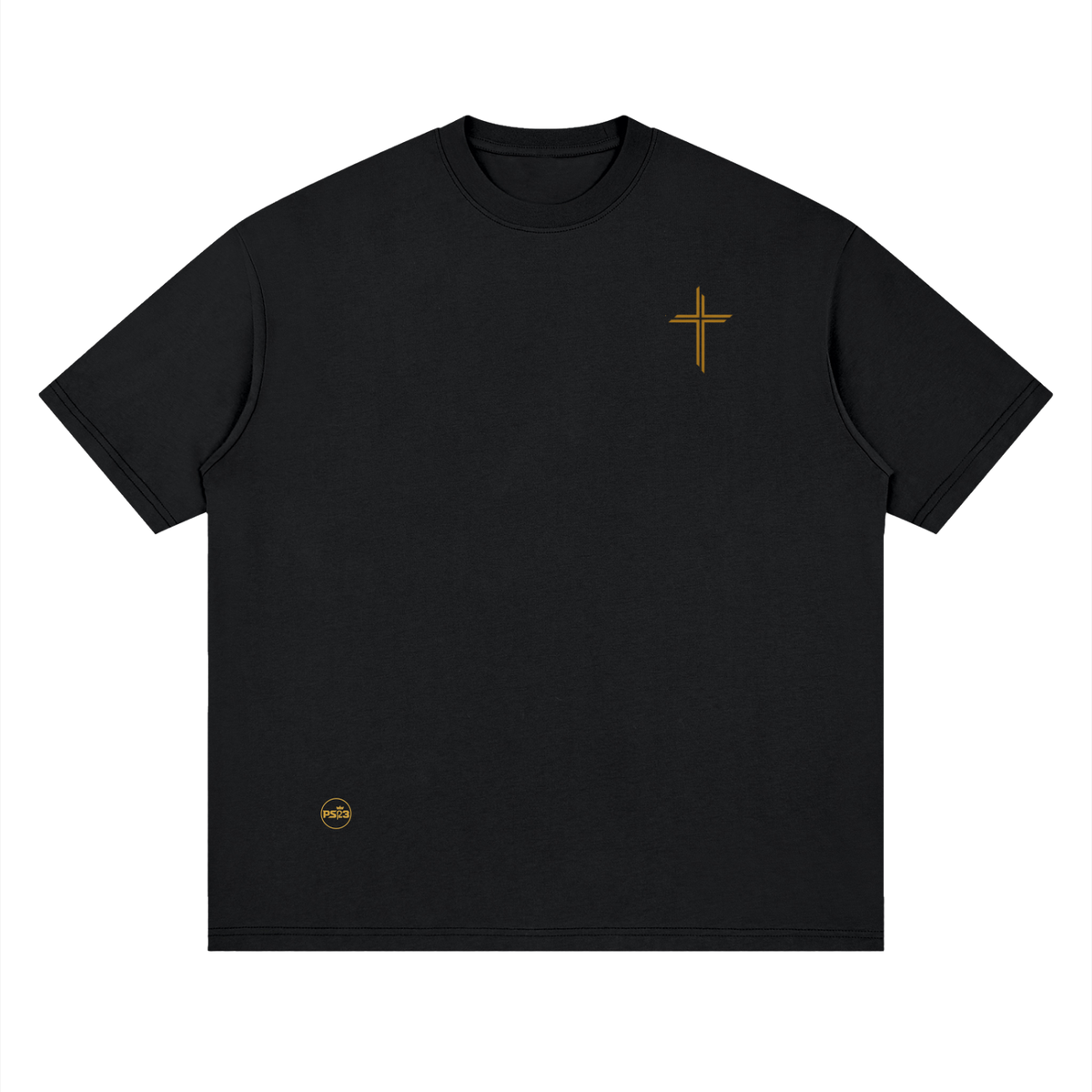 PS23 Cross Loose Drop Shoulder T-Shirt