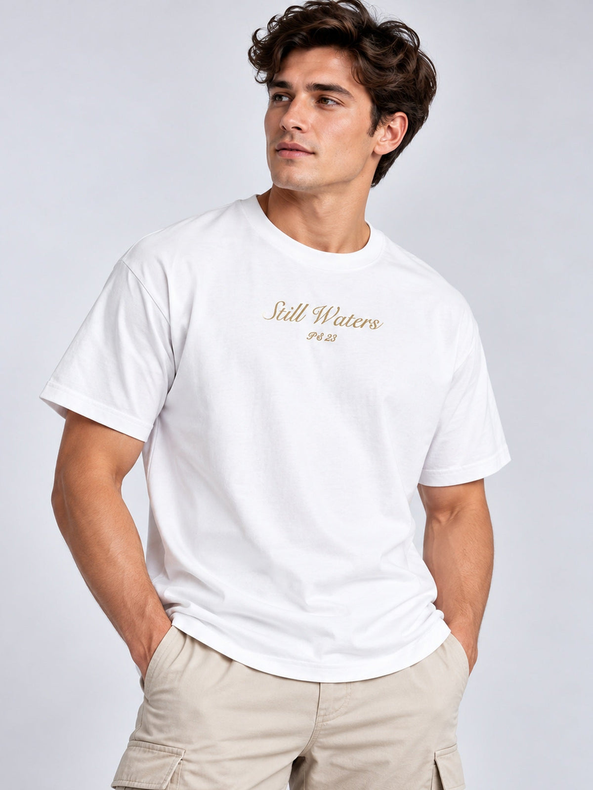 PS23 Embroidery Still Waters Sorona Quick-Dry Cooling T-Shirt