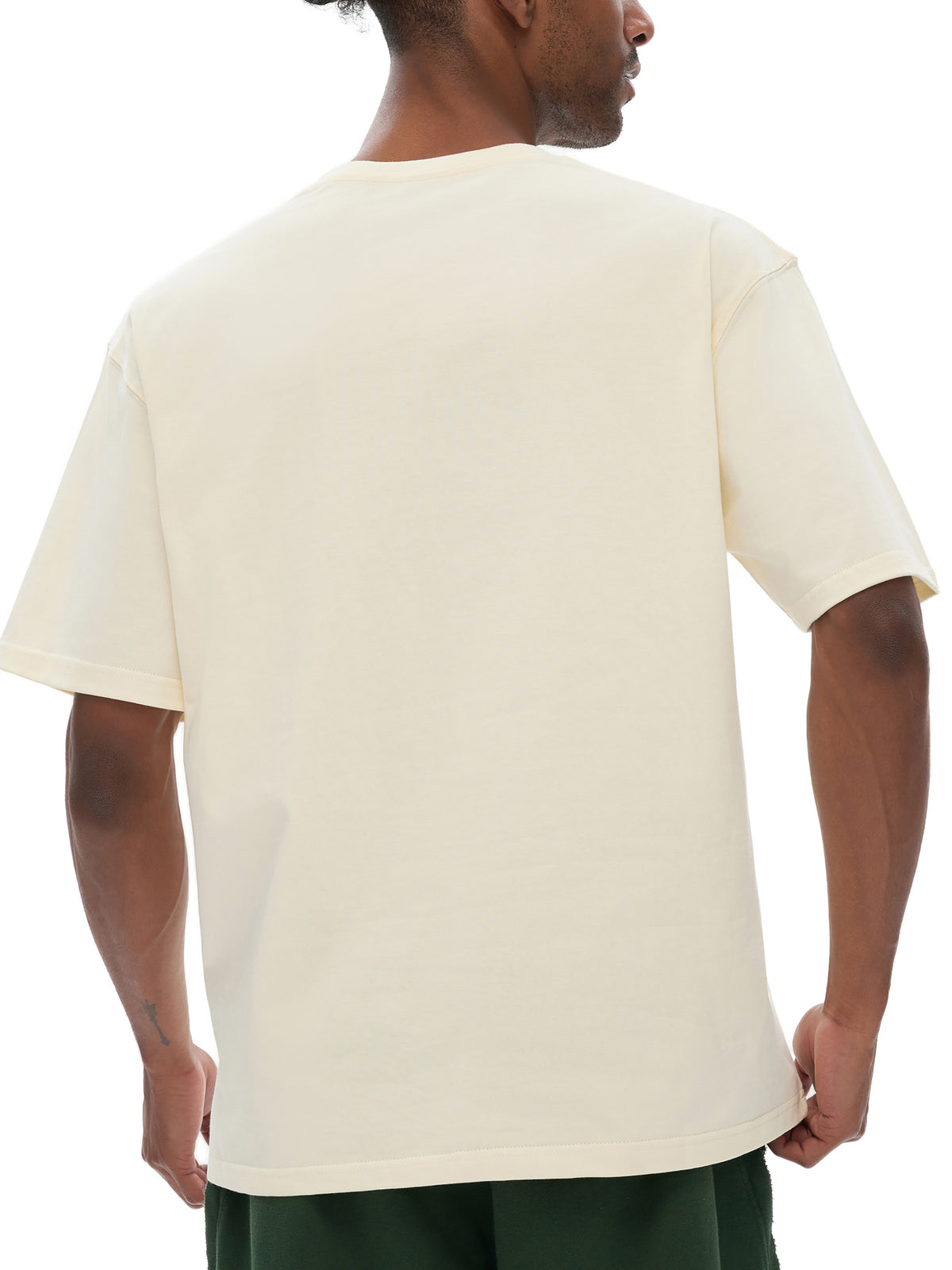 PS23 FREESONER Heavyweight Drop Shoulder Cotton T-Shirt