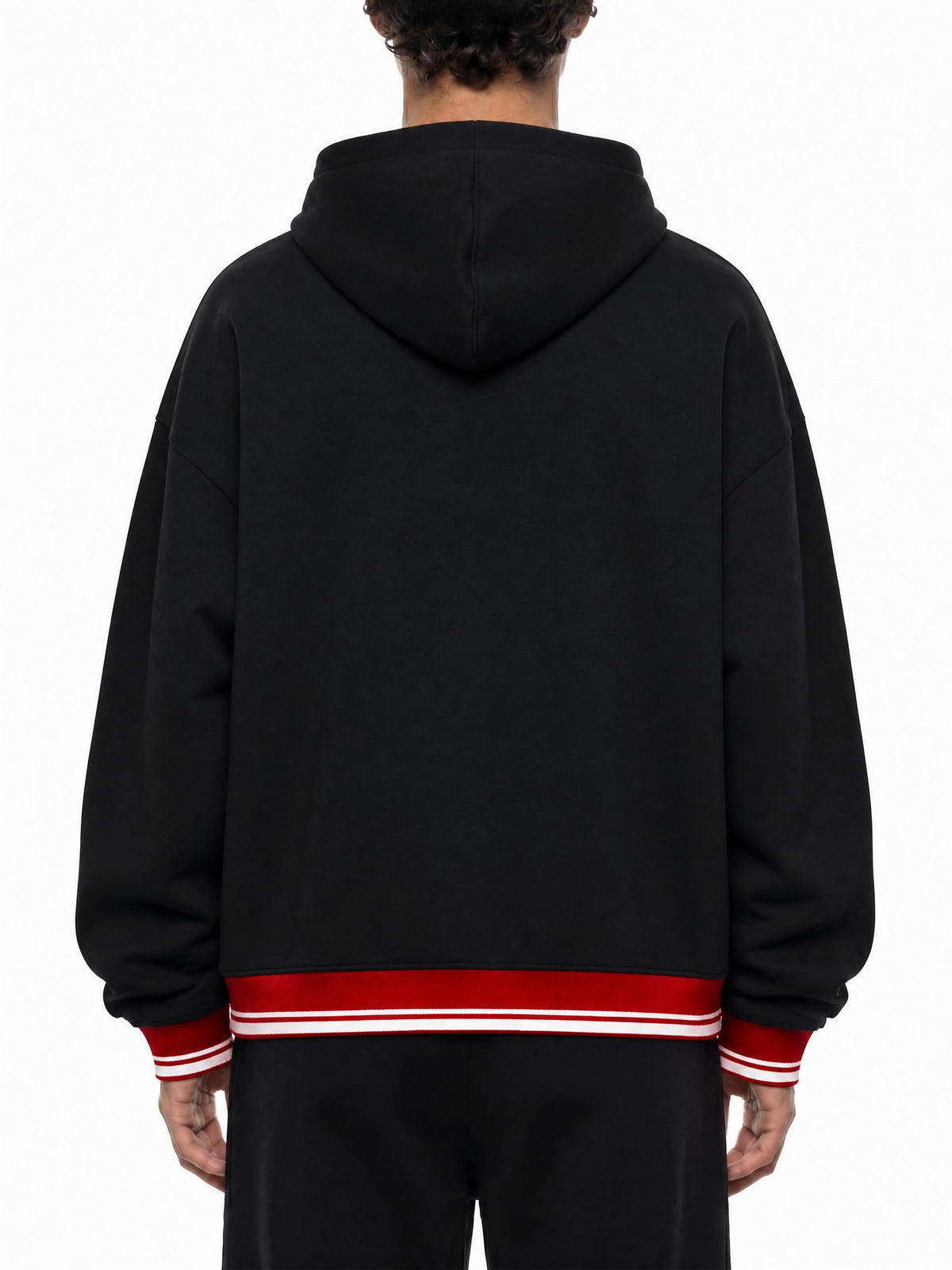 PS23 Hebrew Light Oversized Color Block Fleece Hoodie