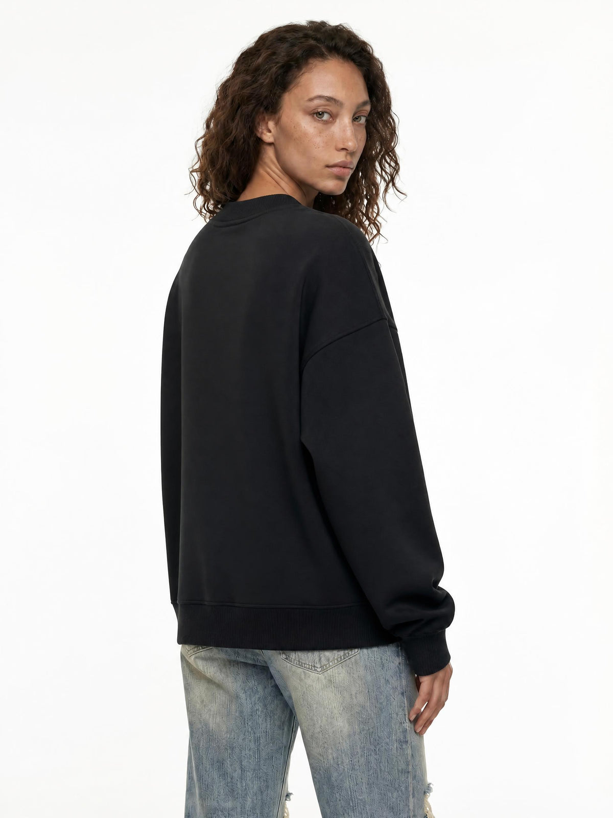 PS23 The Cross Women’s Fleece Mock-Neck Crew Sweatshirt