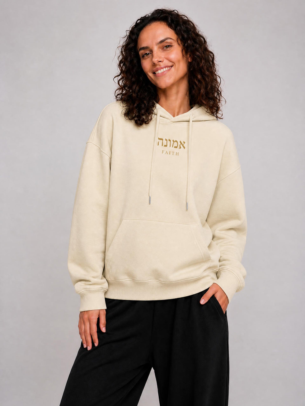 PS23 Hebrew Faith Women’s Cotton Hoodie
