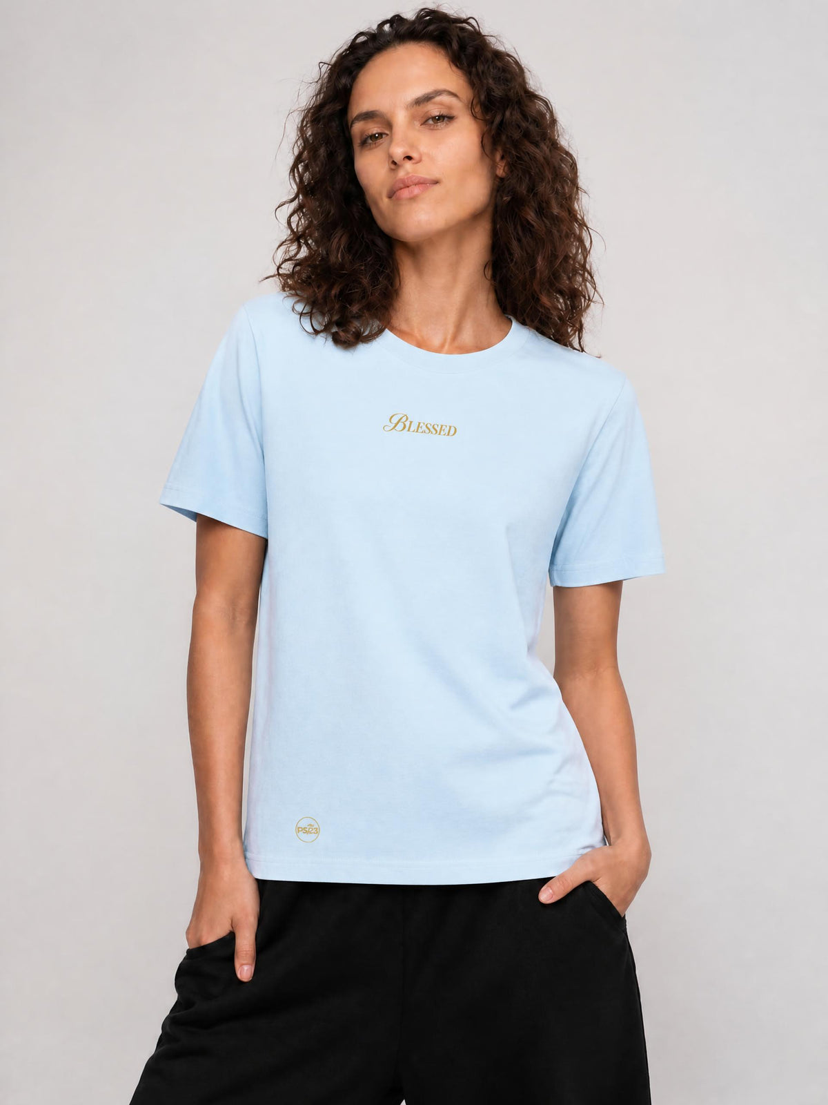 PS23 Blessed Women’s Sorona Crewneck T-Shirt