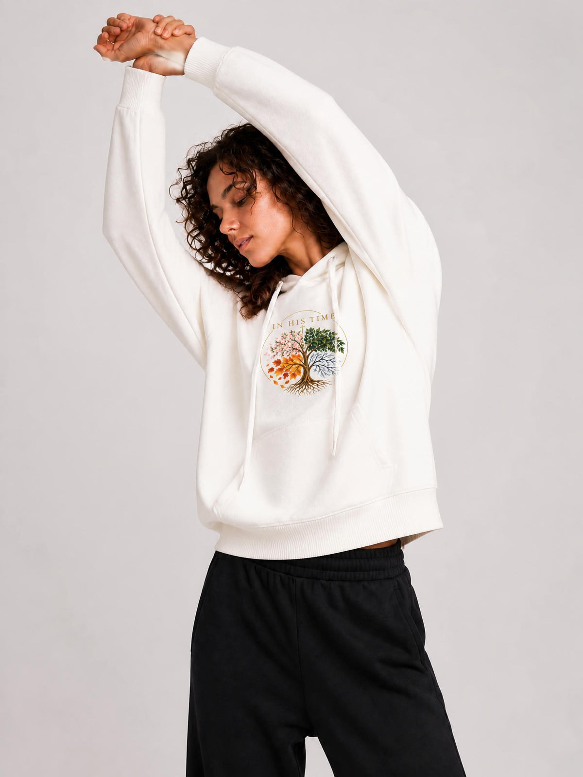 PS23 In His Time Women's Cotton Hoodie
