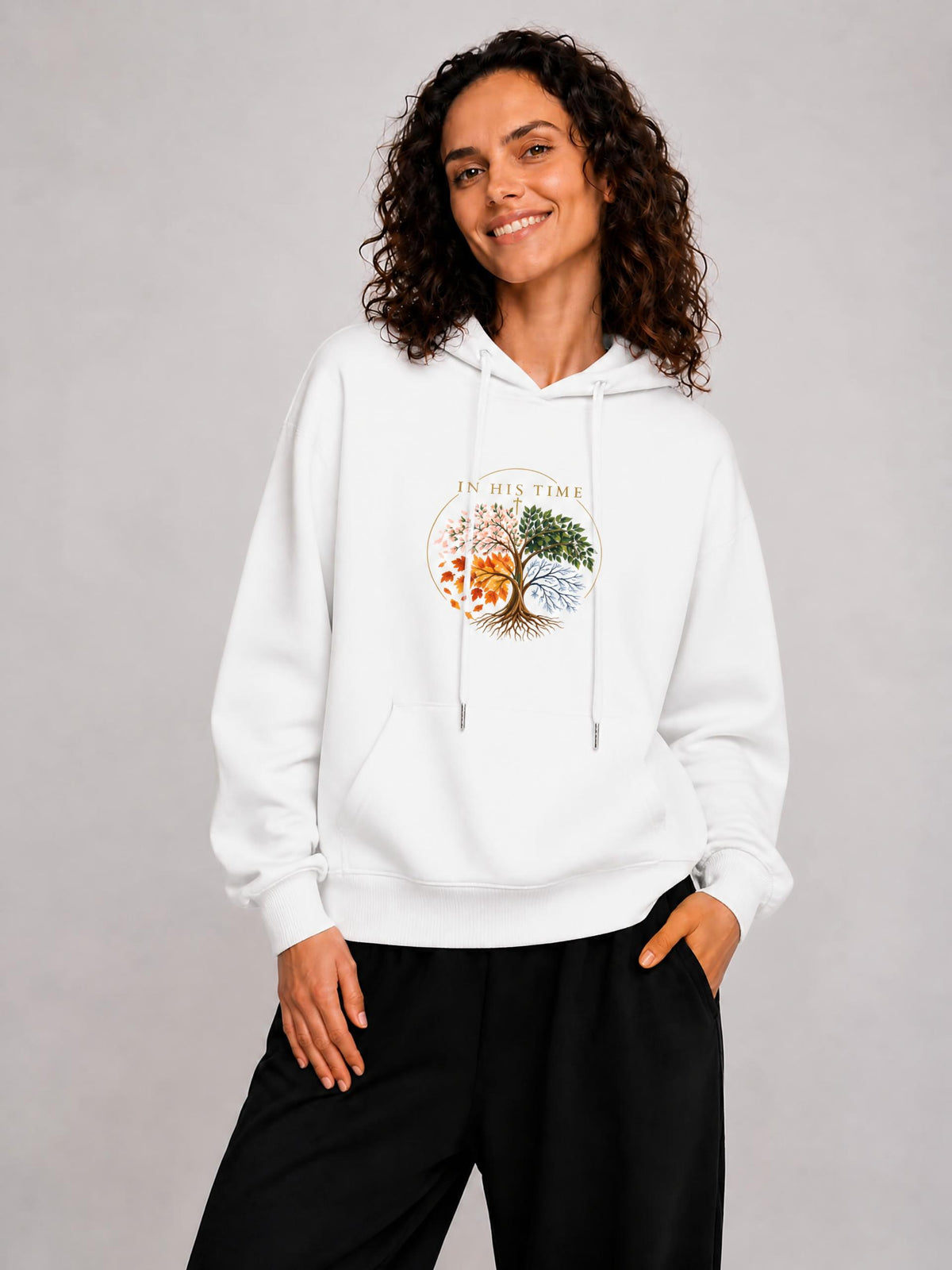 PS23 In His Time Women's Cotton Hoodie