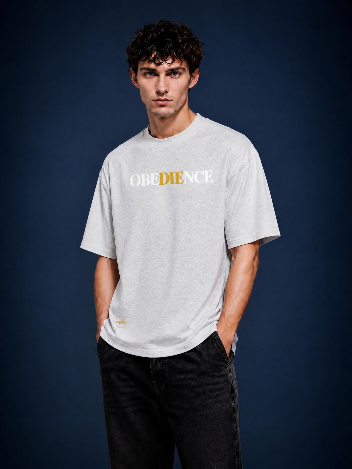PS23 Obedience Heavyweight Drop Shoulder Cotton T-Shirt
