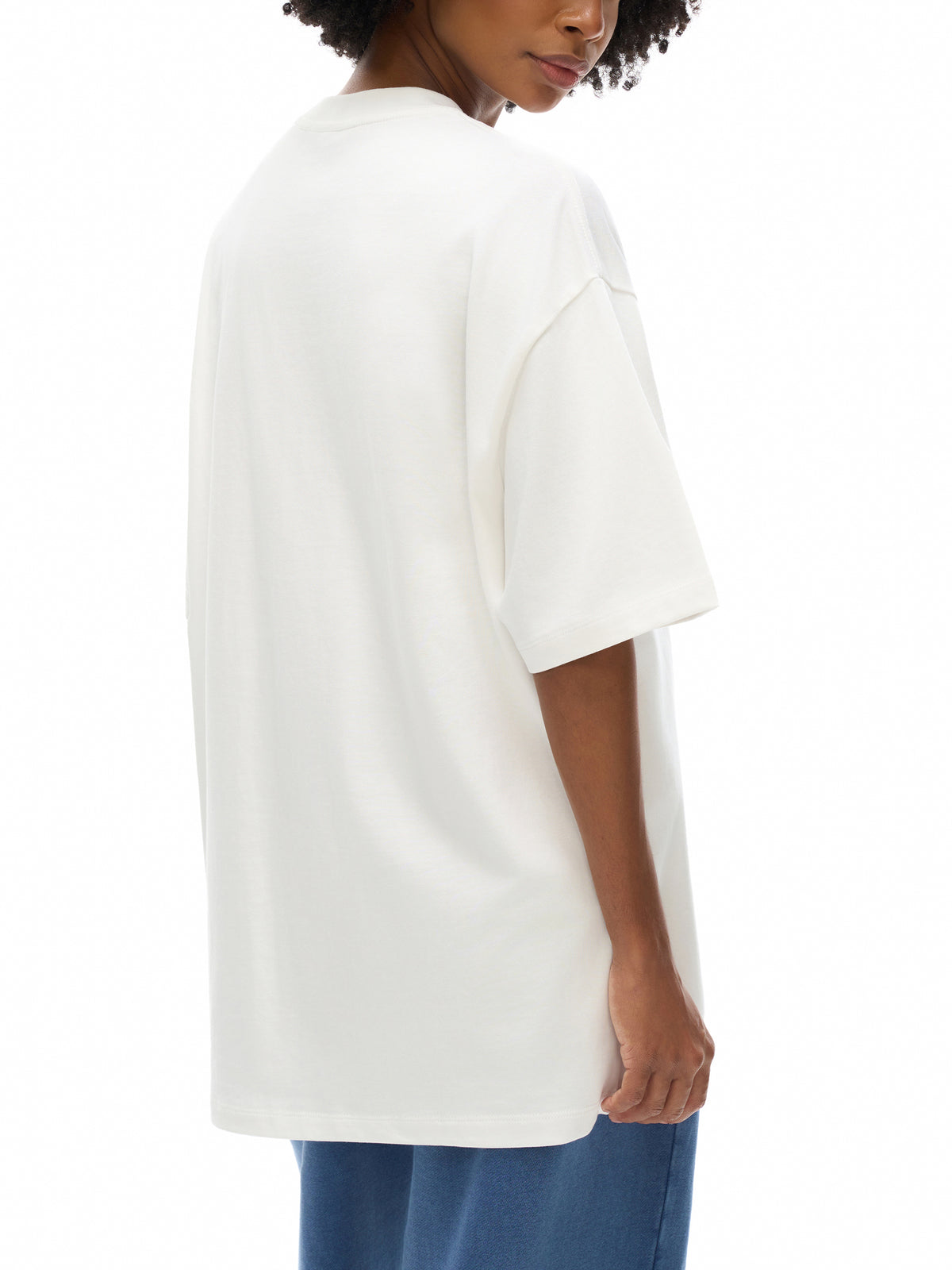 PS23 Brokenstored Grey Oversized Heavyweight T Shirt