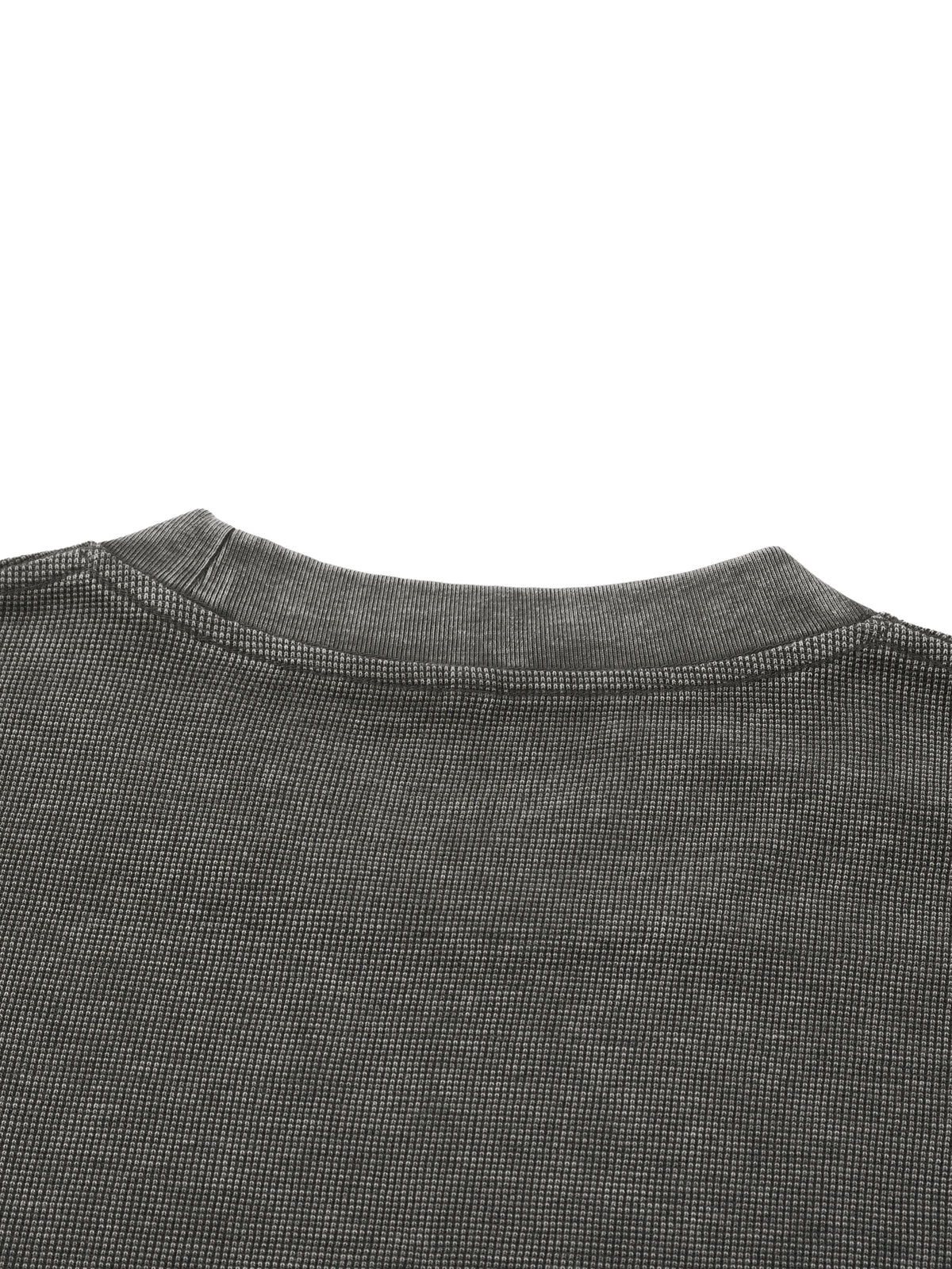 PS23 Embroidery Psalm 23 Mineral Wash Waffle Knit T-Shirt