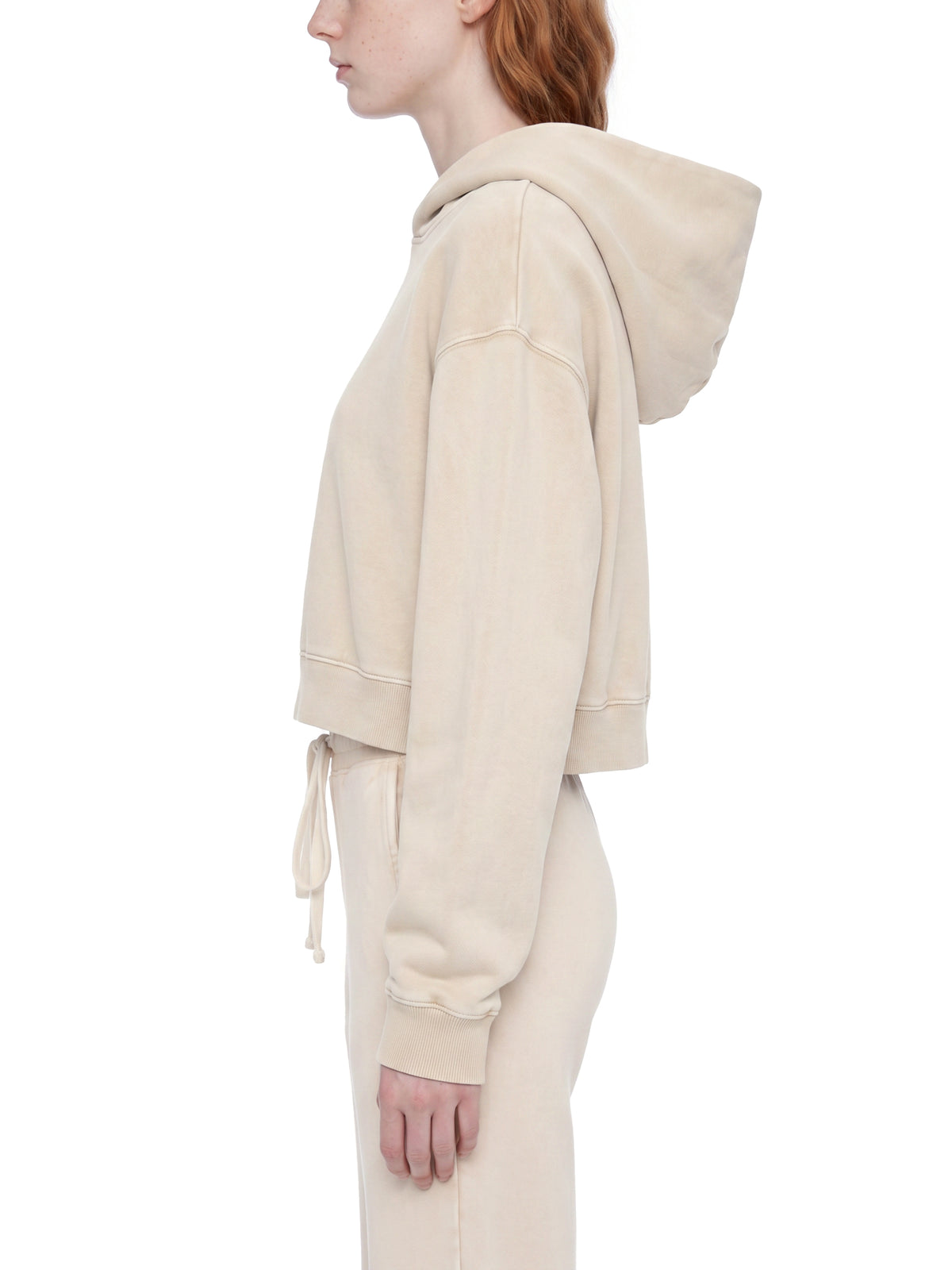 The Cross Women’s Mineral-Washed Christian Crop Hoodie